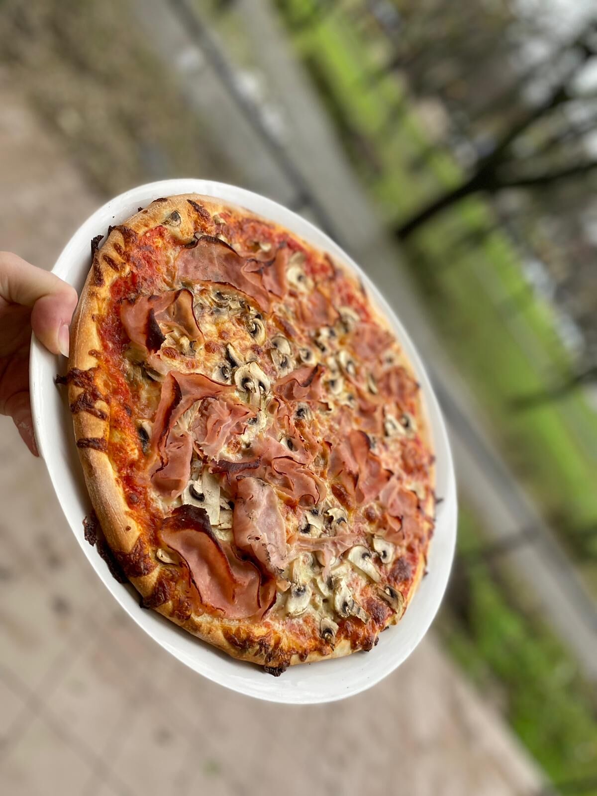Prosciutto e funghi