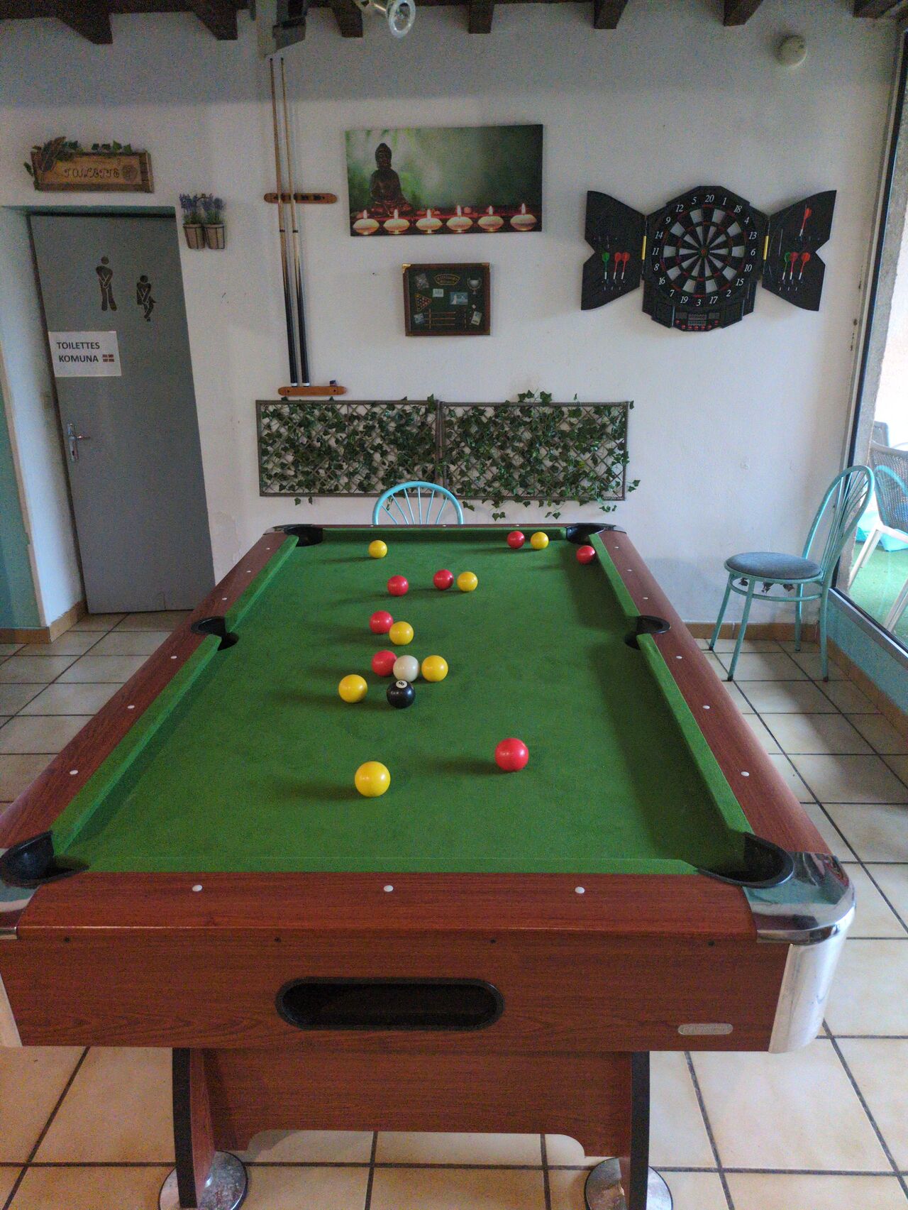 Un billard à votre disposition