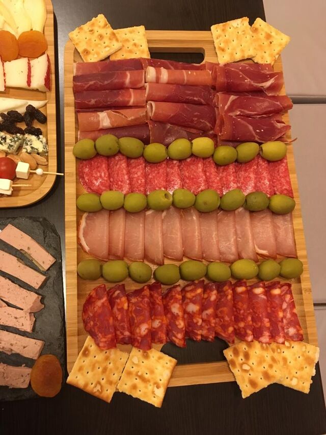 Nuestras tablas de embutidos y quesos. 