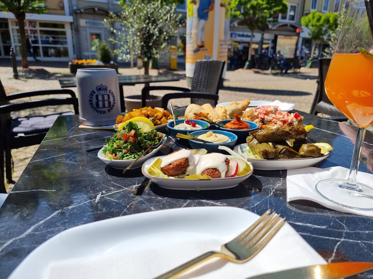 #Mezza#Bayrisches Bier#Aperol Spritz#Maracuja Spritz#