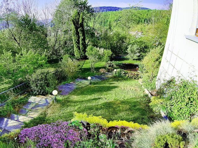 Garten auf der Ostseite