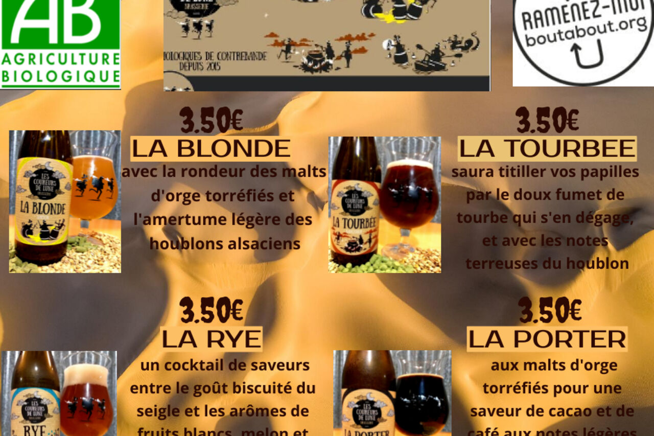 PARTENARIAT LOCAL BRASSERIE LES COUREURS DE LUNE