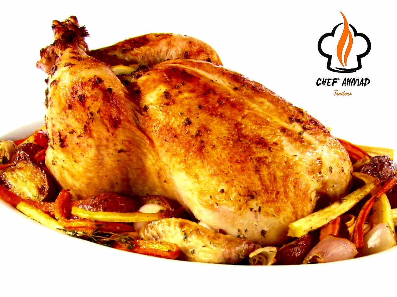 Poulet,légumes