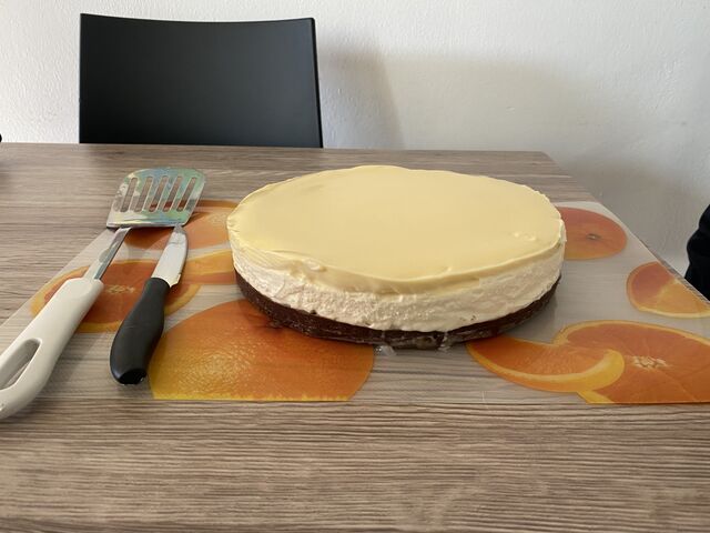 Cheesecake al cioccolato bianco