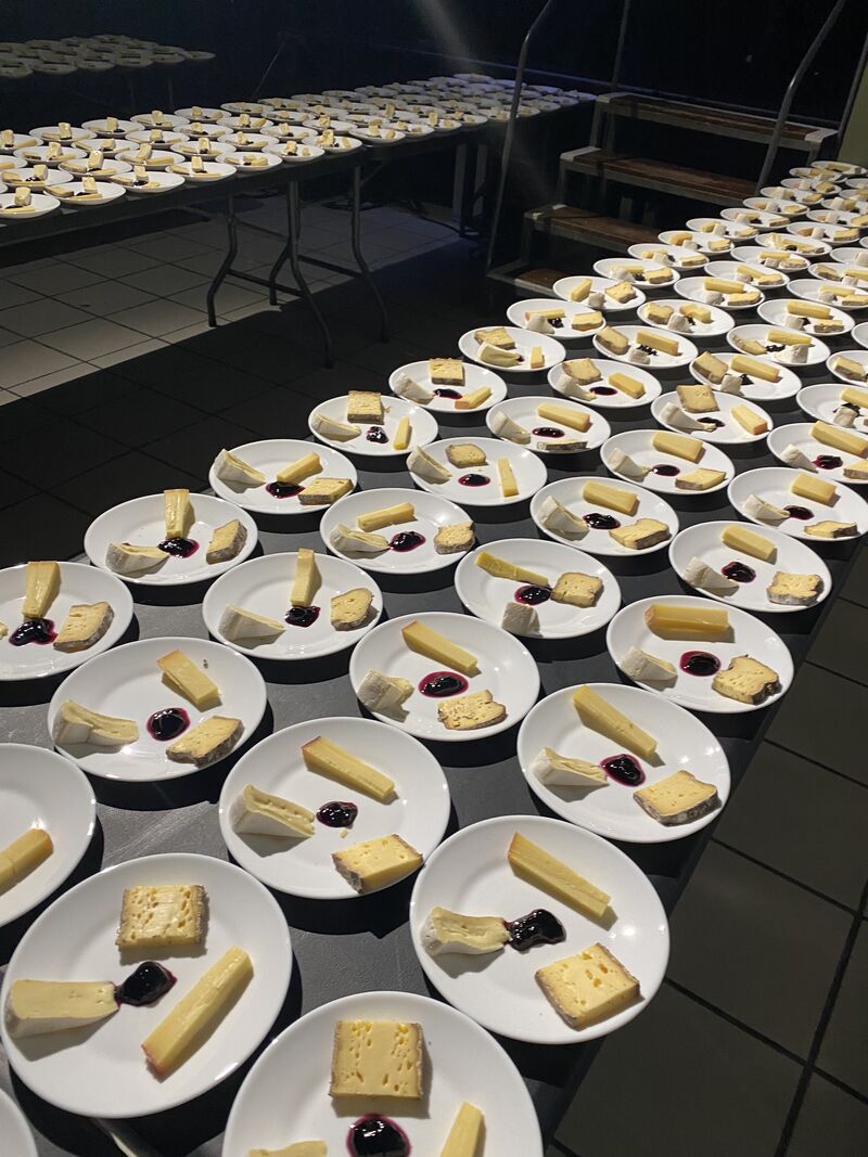 Trio de fromage de Savoie et confit de myrtille 