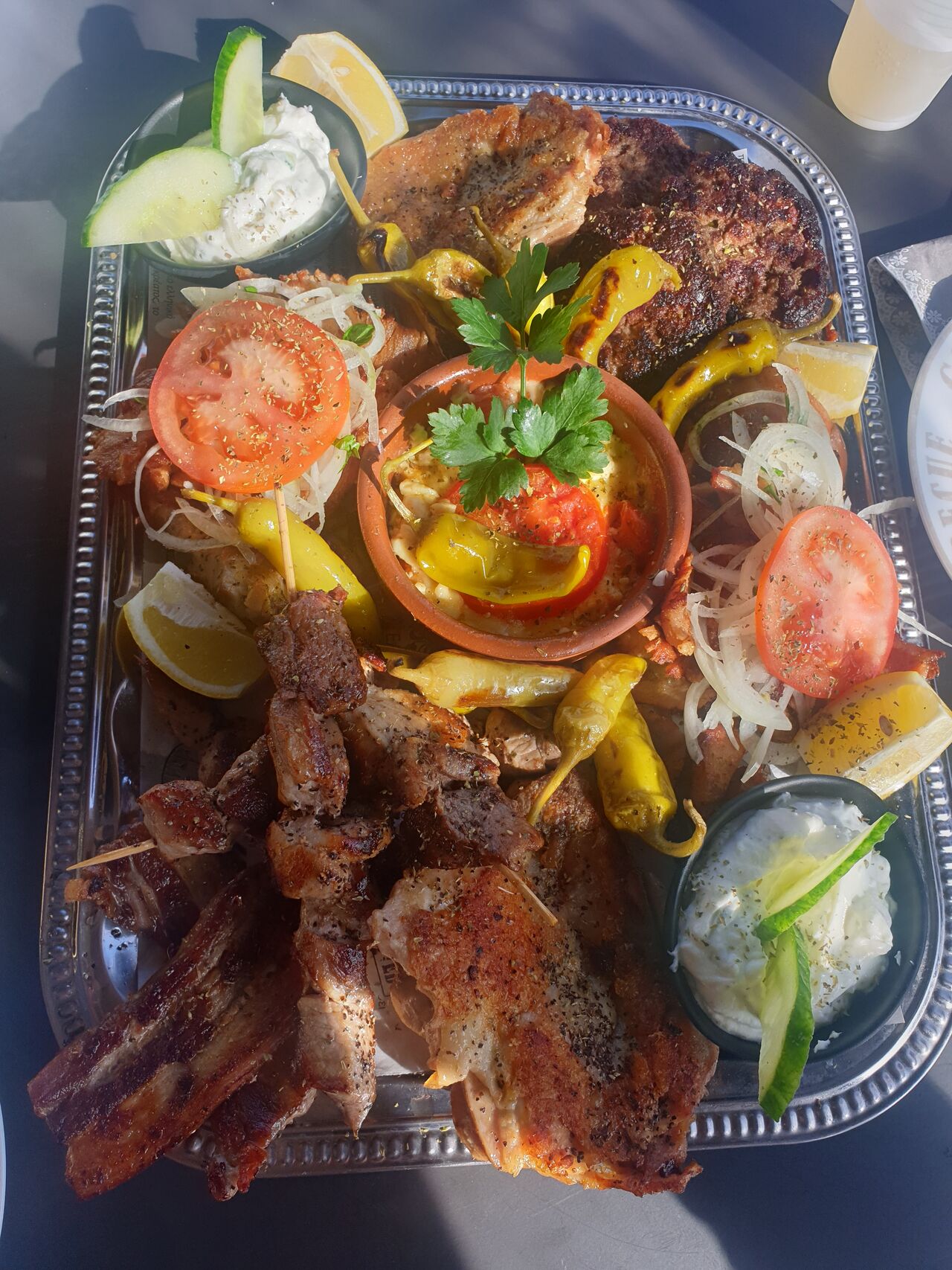 Mix grill Teller