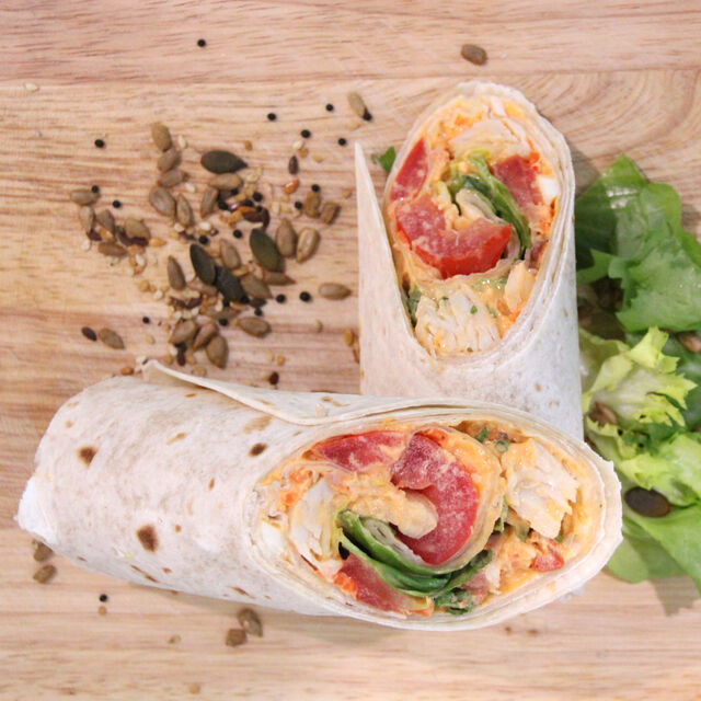 Wrap poulet TEXMEX
