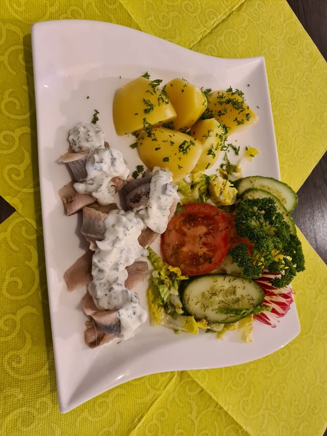 Matjes Hausfraueart in der Sommersaison