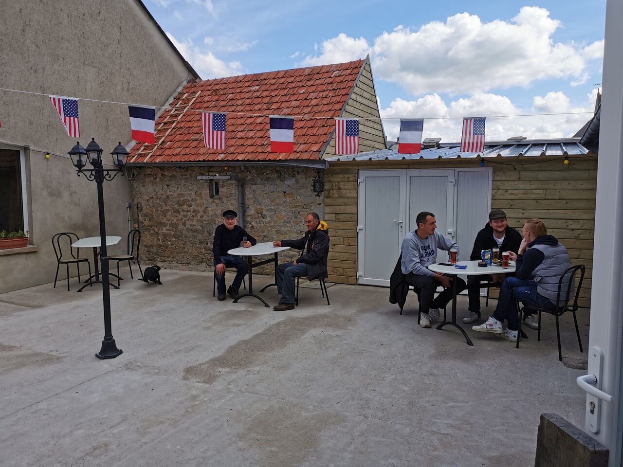 Terrasse intérieure sécurisée