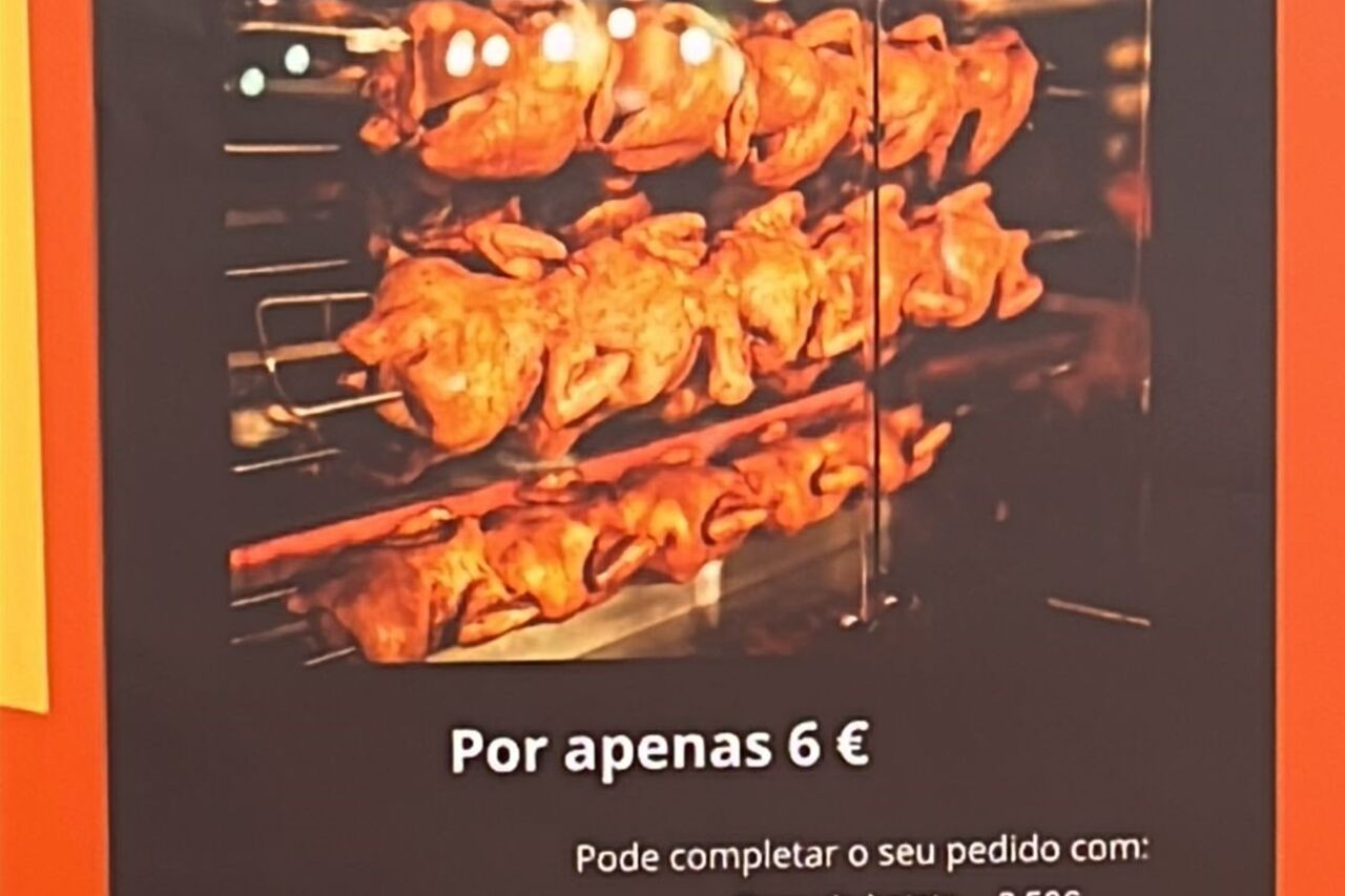 Temos Frango de Espeto