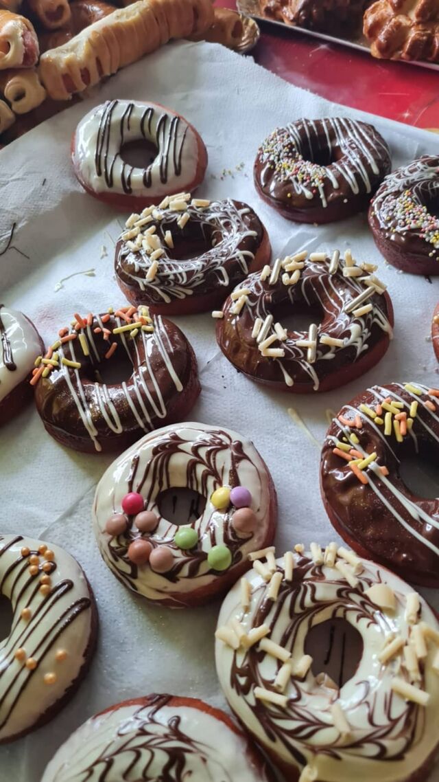 Donuts au chocolat