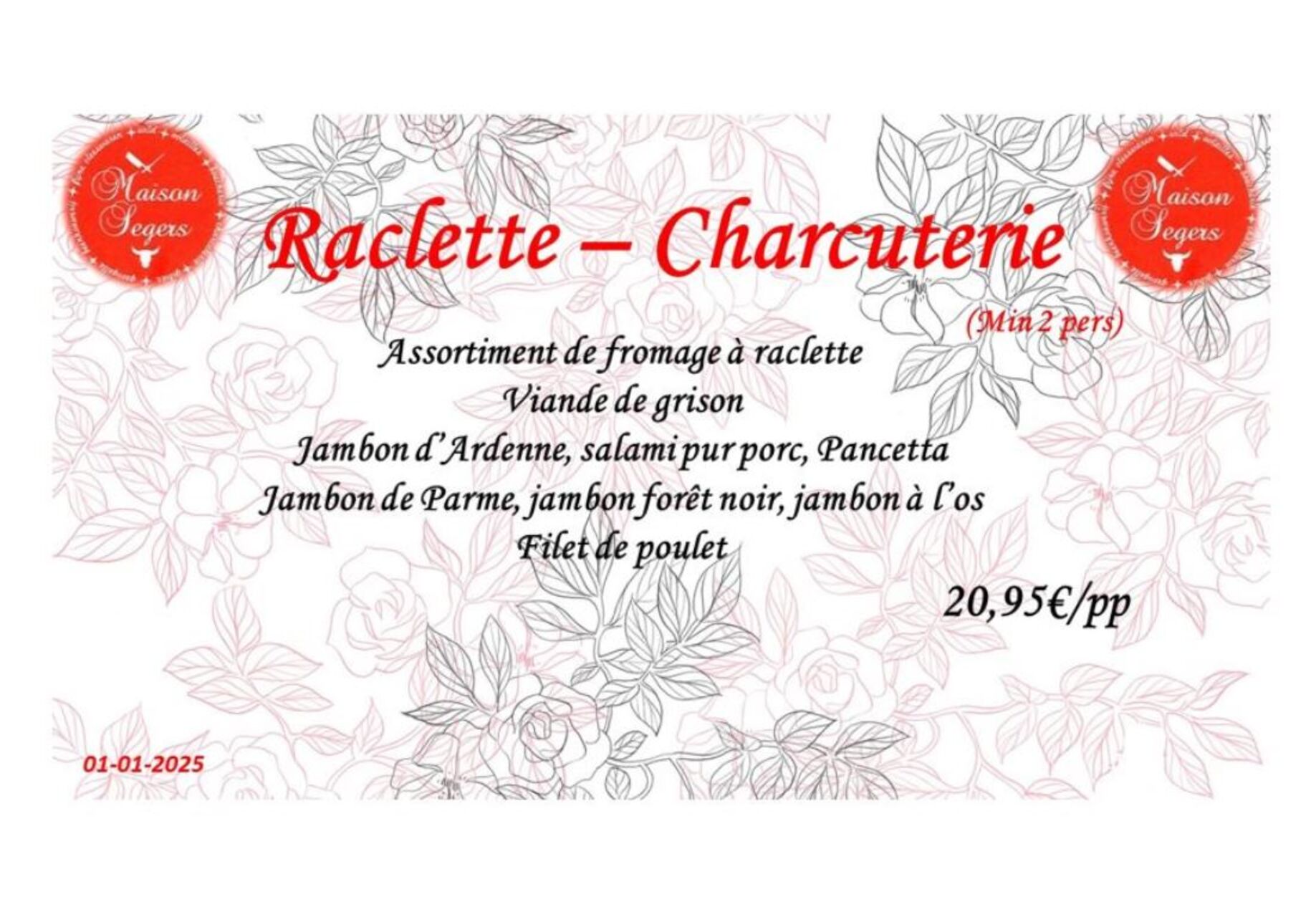 Raclette - Charcuterie