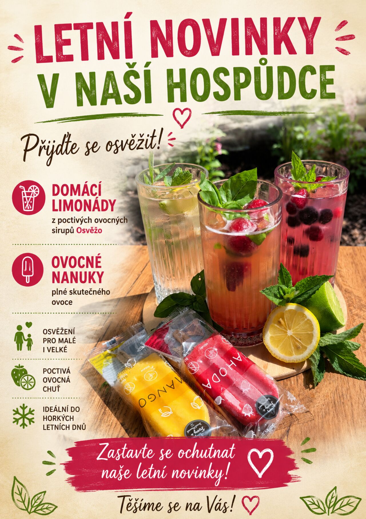 Máme domácí LIMONÁDY