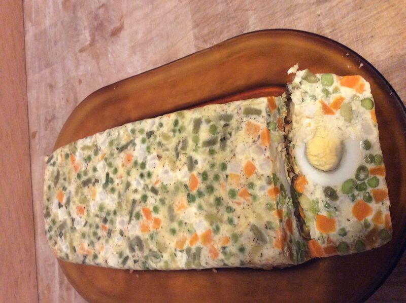Terrine de légumes aux œufs 