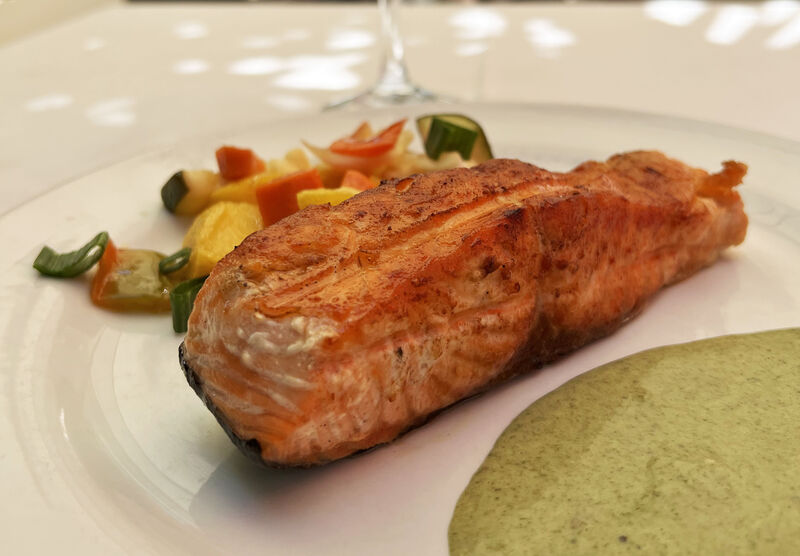 Salmón a la brasa