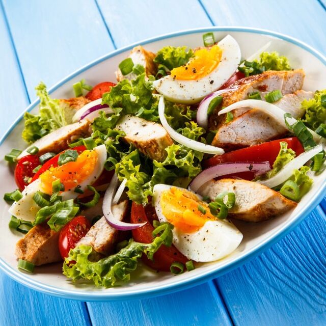 Salade de poulet 7€