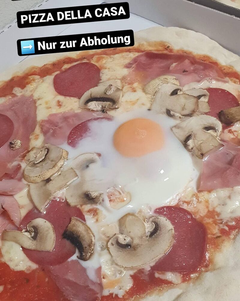 WOCHENANGEBOT
20.04- 25.04.2021.
9,00 € STATT 10,00 €
PIZZA DELLA CASA
➡️ Nur zur Abholung