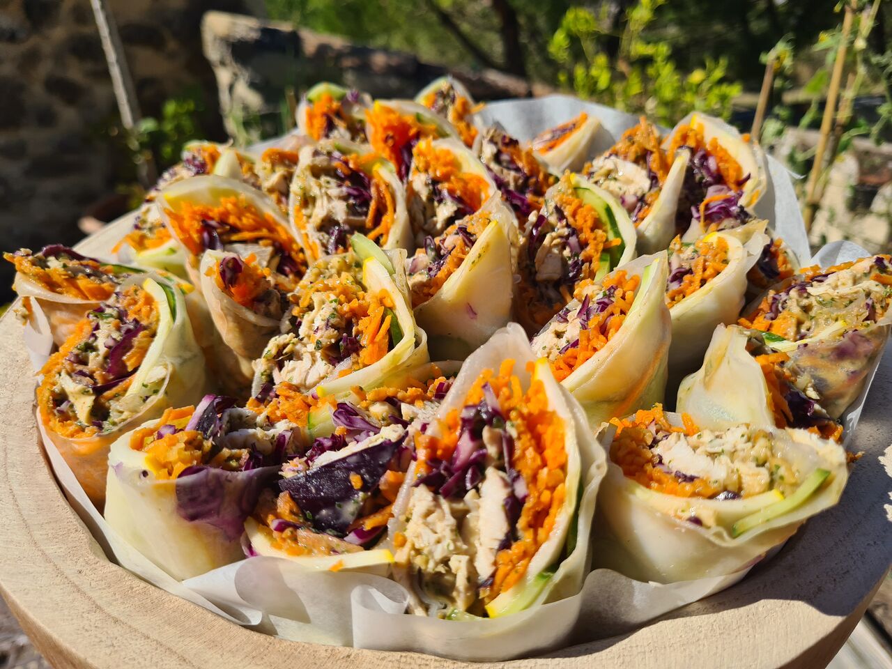 Rouleaux de printemps végétariens