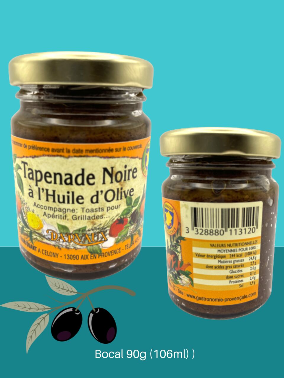 TAPENADE NOIRE - 90g (106ml)