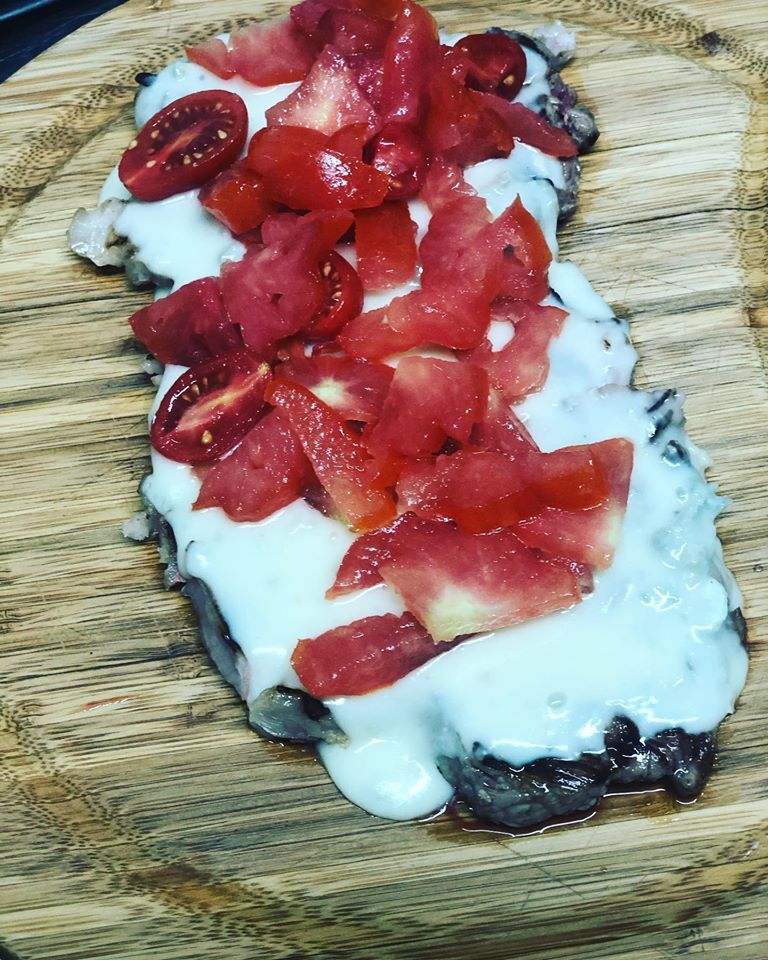 tagliata zola e pomodoro
