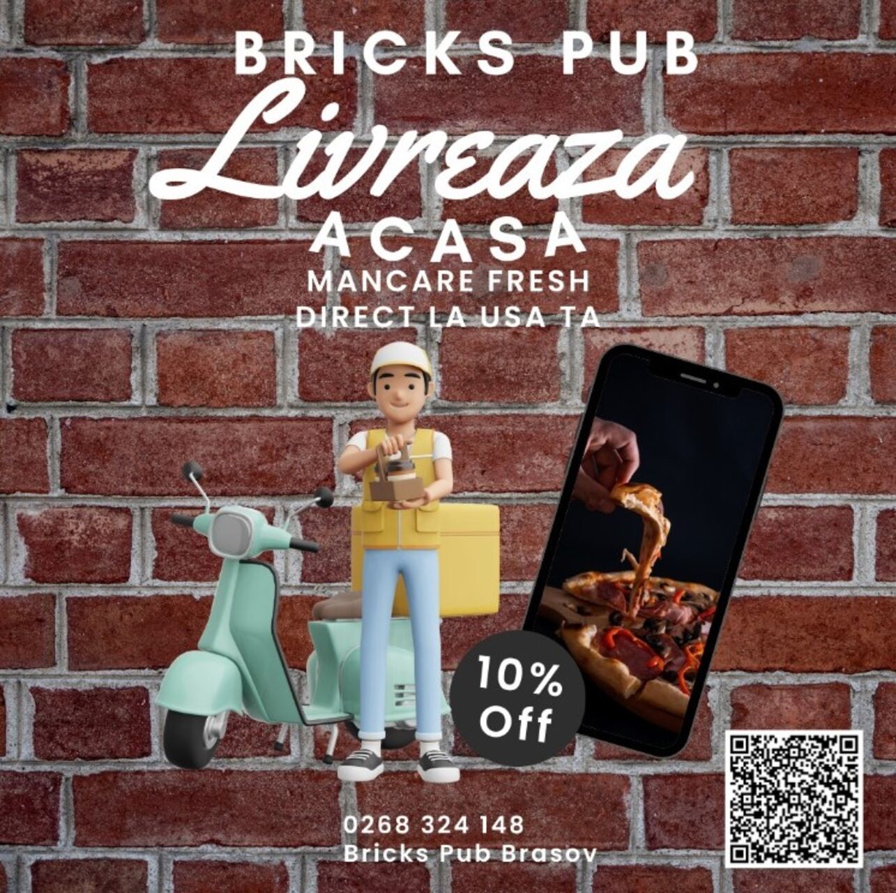 Bricks Pub - Livrare
