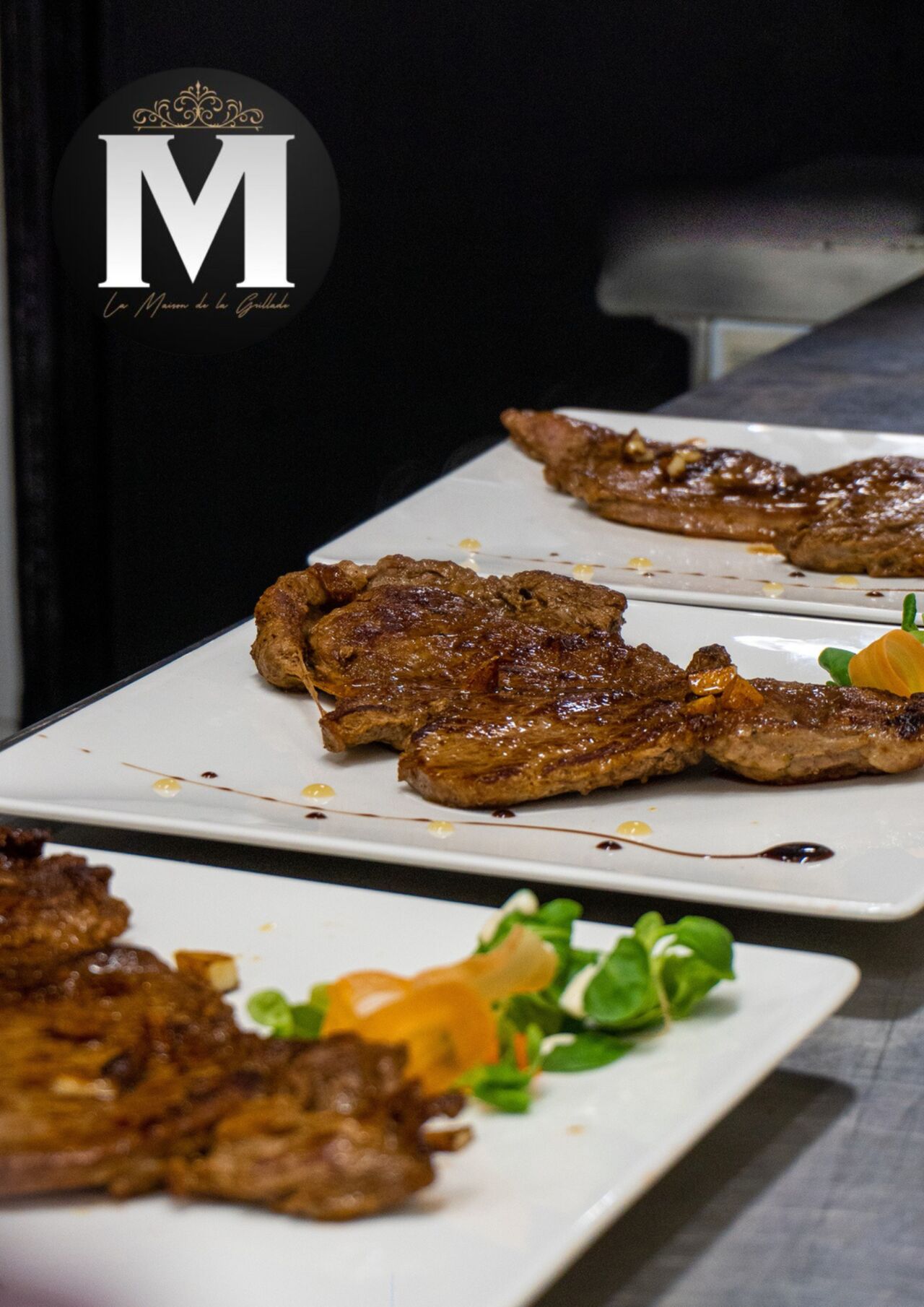 NOS VIANDES GRILLEES AU CHARBON DE BOIS