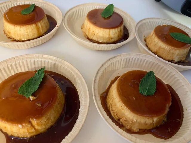 Flan à la noix de coco 