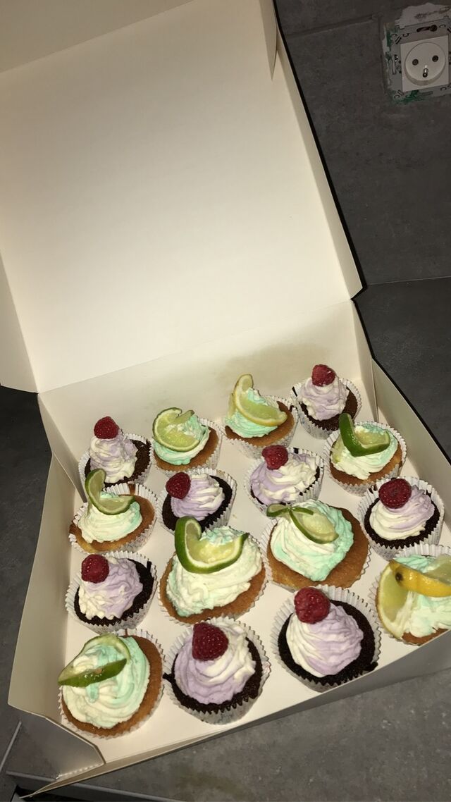Cup cakes au fruit. 