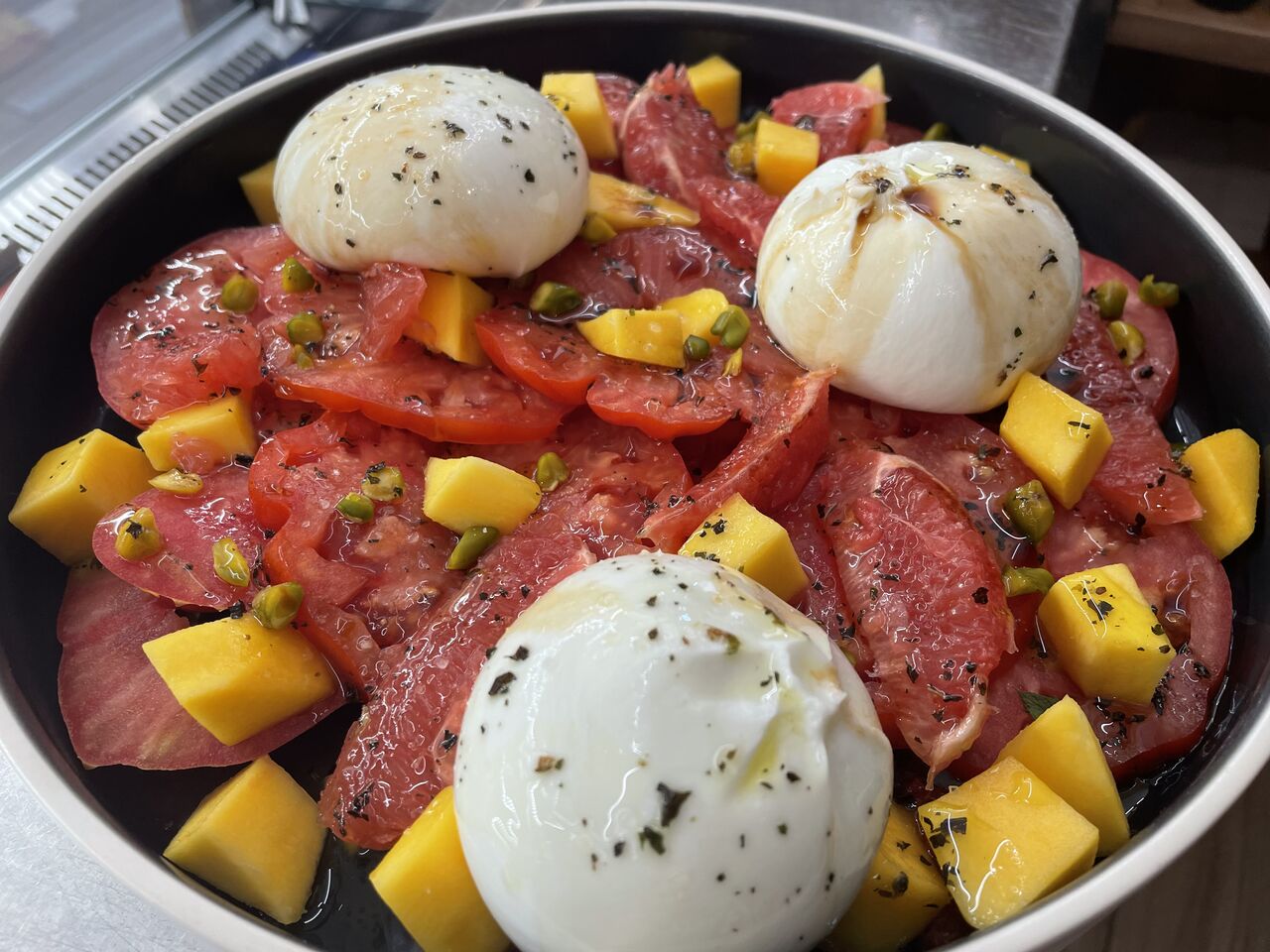 Grande Salade burrata à partager