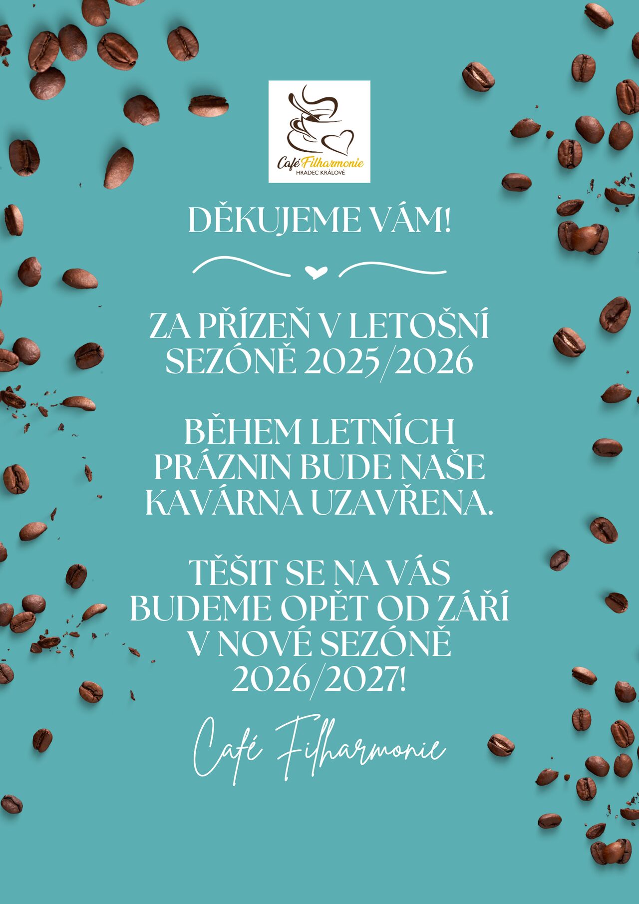 Děkujeme Vám za letošní sezónu!