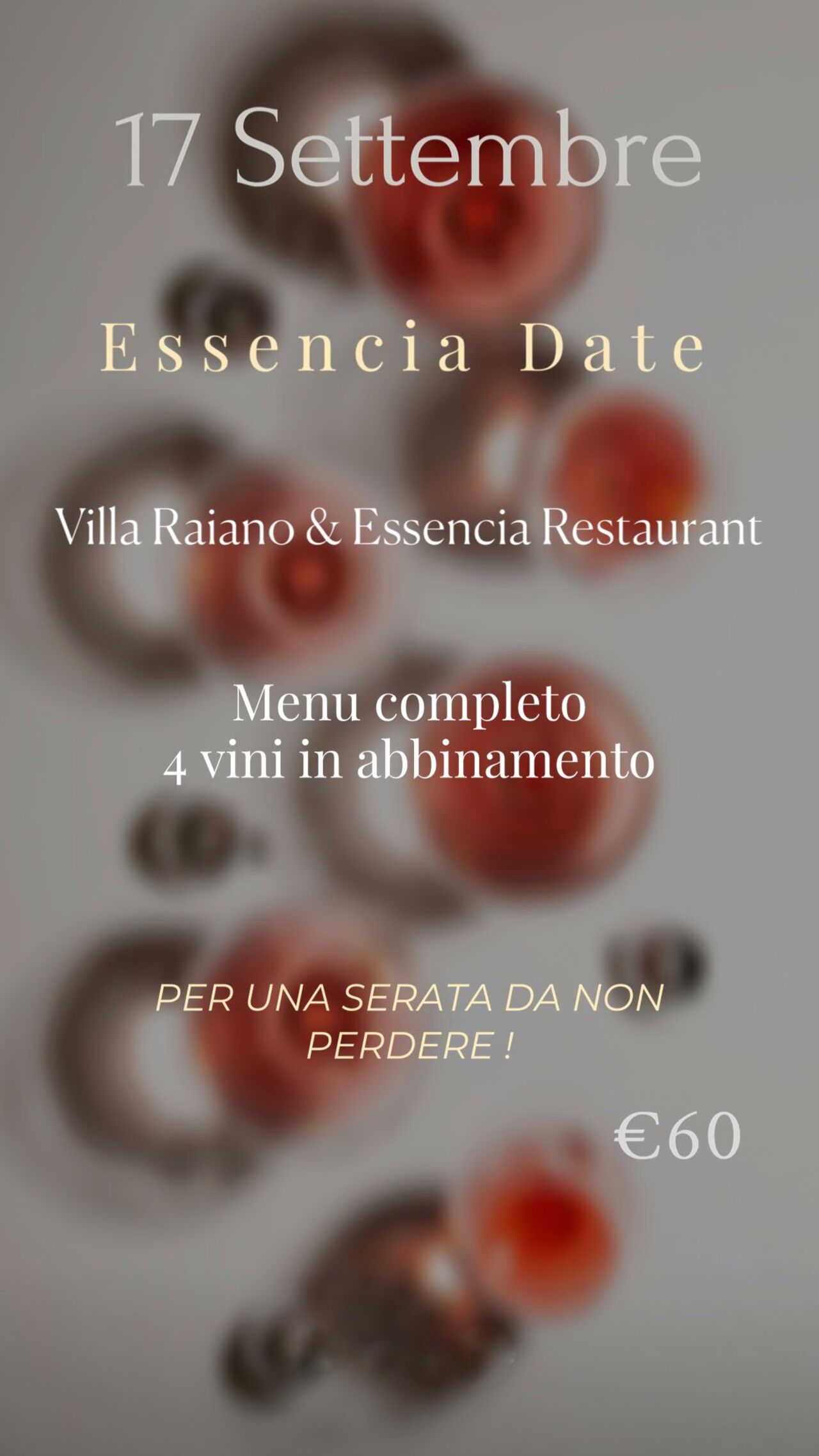Cena evento con cantina !
