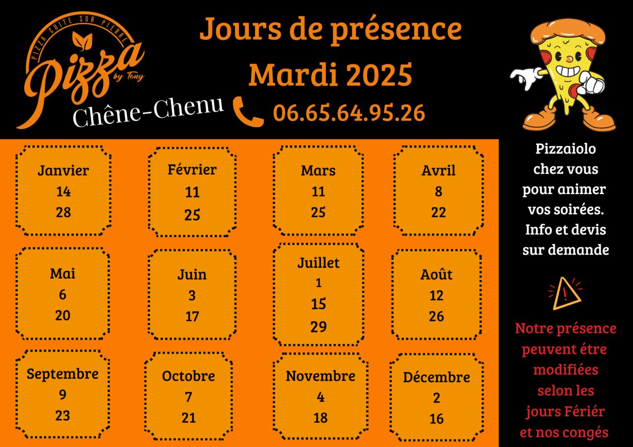 Mardi semaine Impaire
