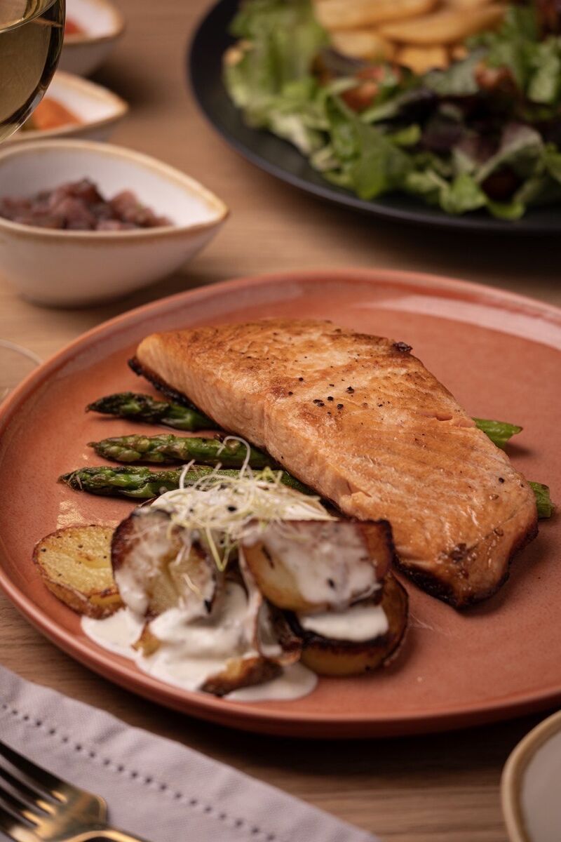 Salmón a la plancha