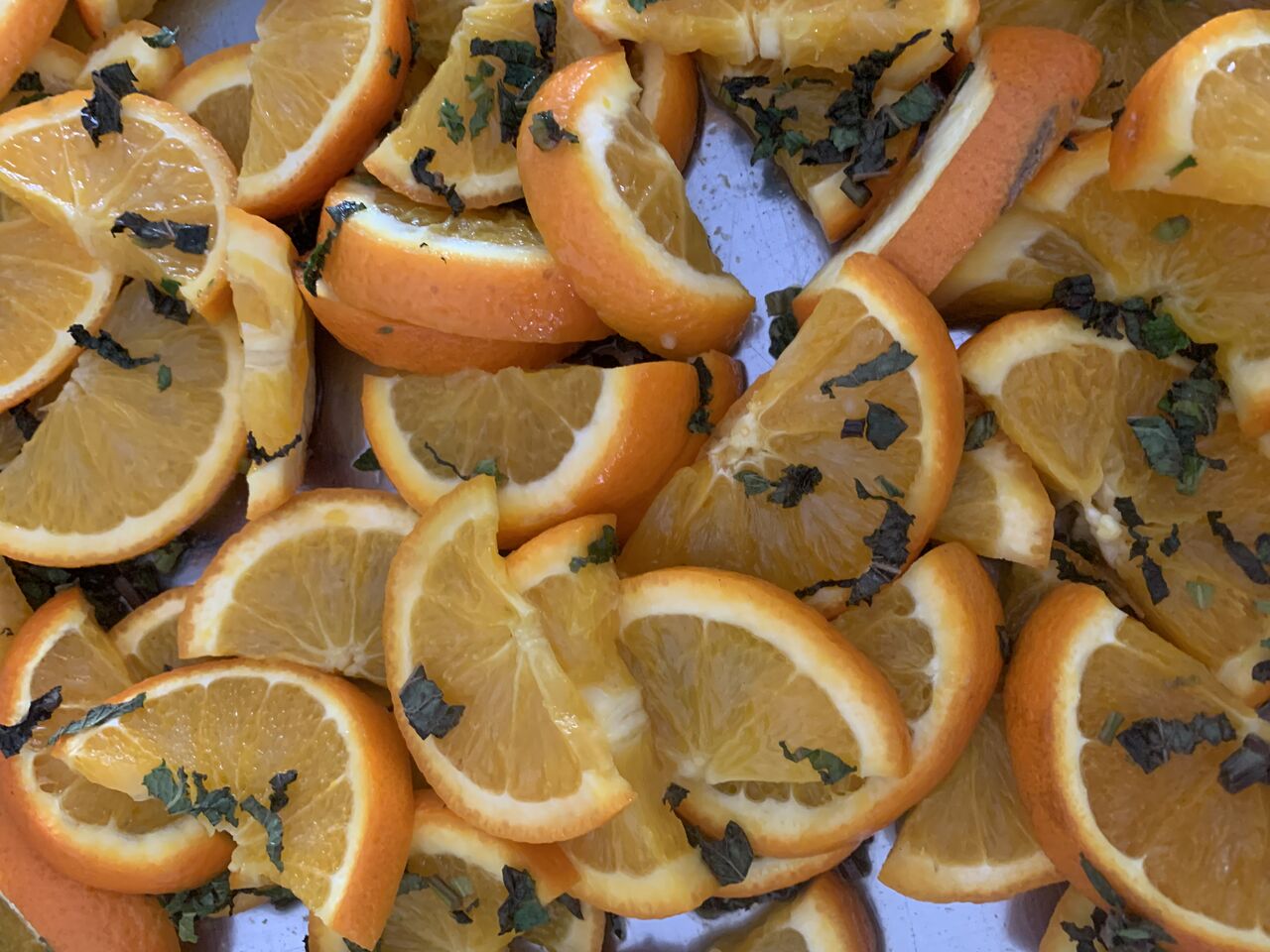 Carpaccio d'oranges