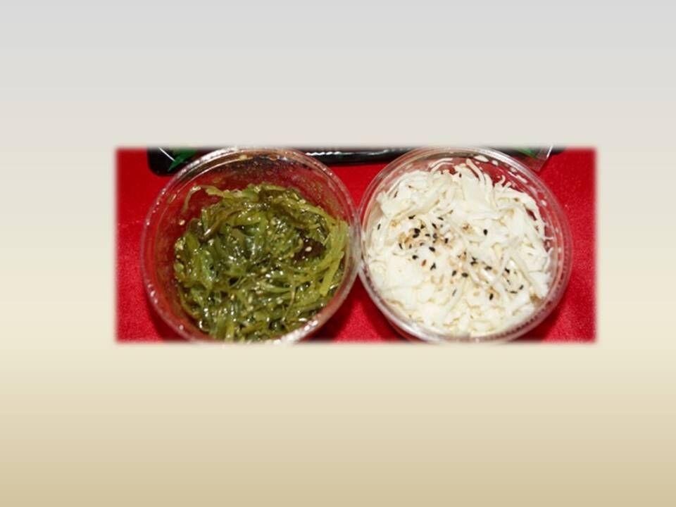 Salade de Choux et Salade d'Algues