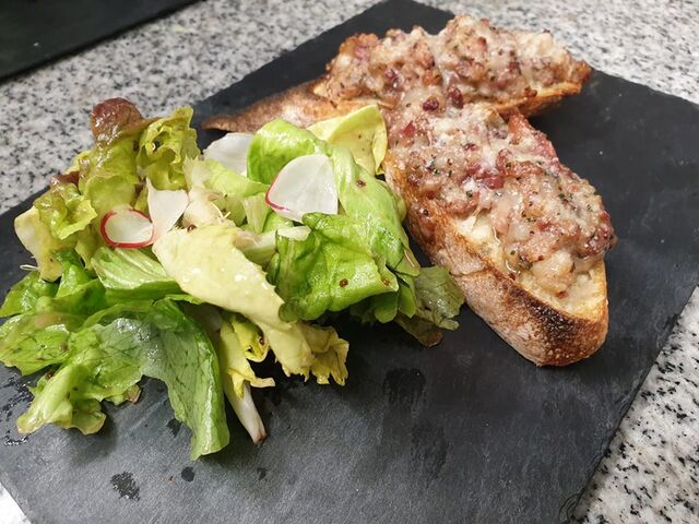 Tartine de Pied de Cochon Les Ronins