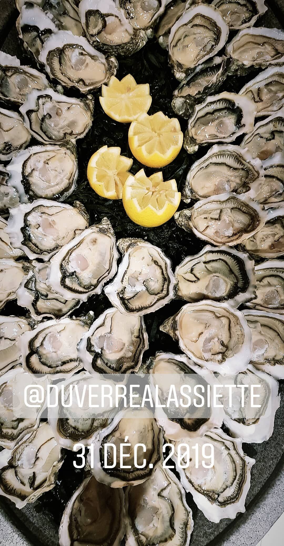 Magnifique plateau d'Huitres Marenne Oléron n°3 