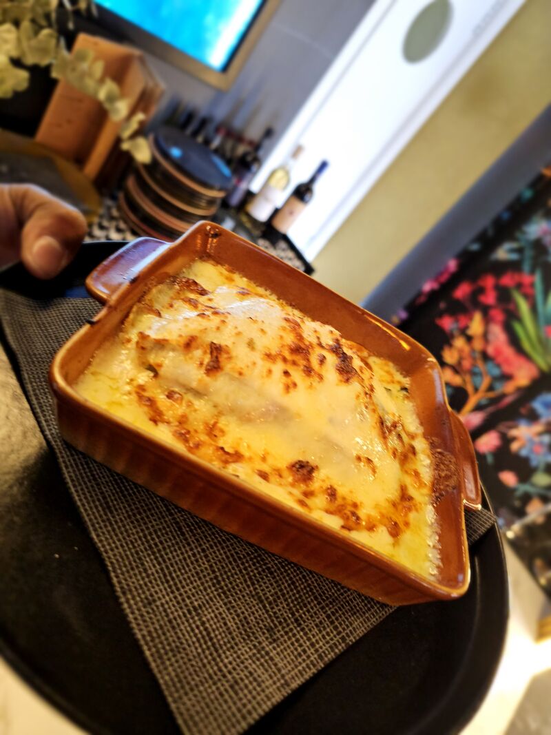 Nuestros canelones caseros con paté 