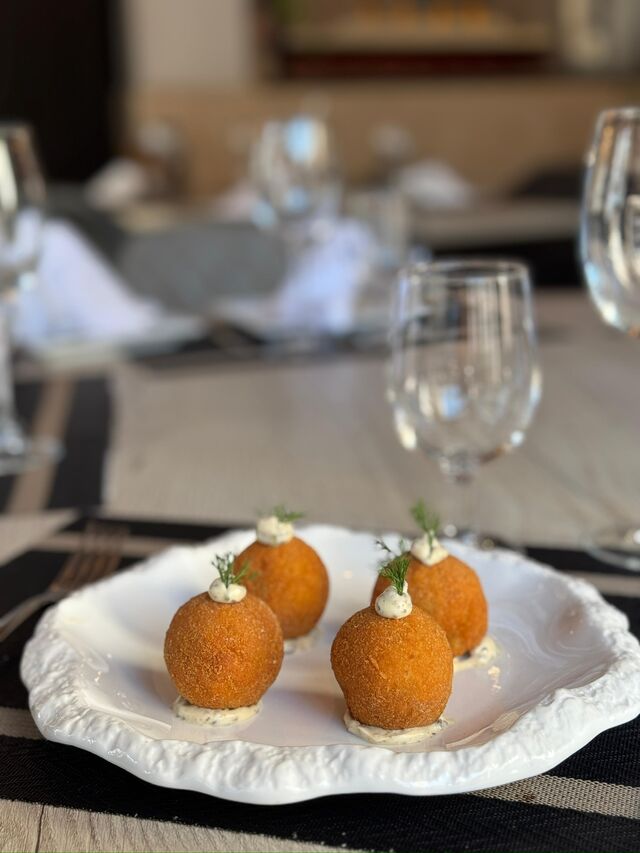 Arancini de arroz con Champiñones