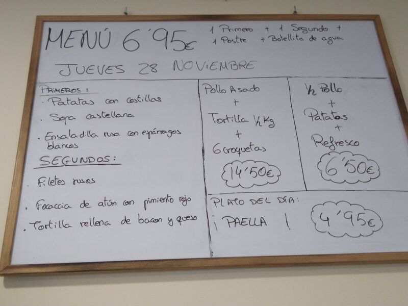 Menú 28de noviembre 