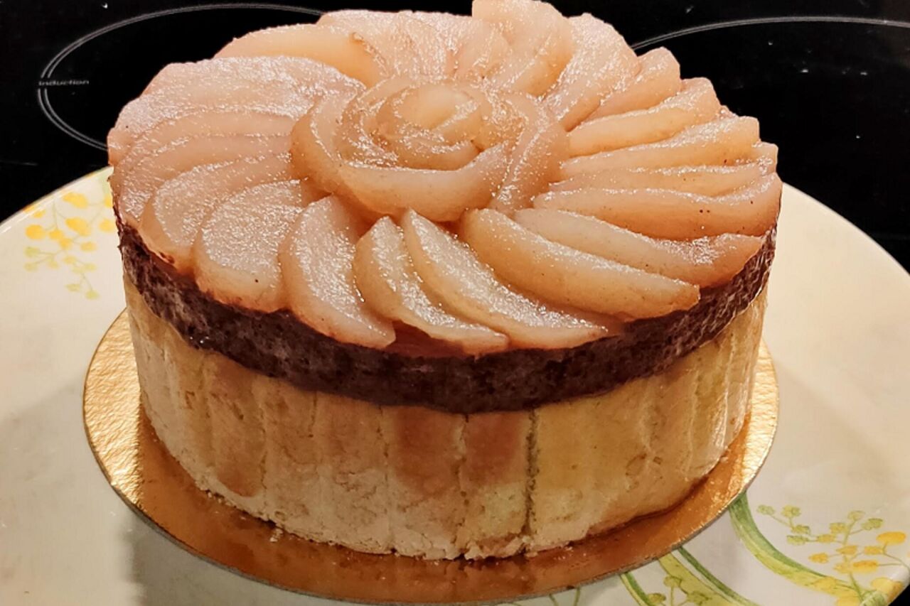 Charlotte poires chocolat