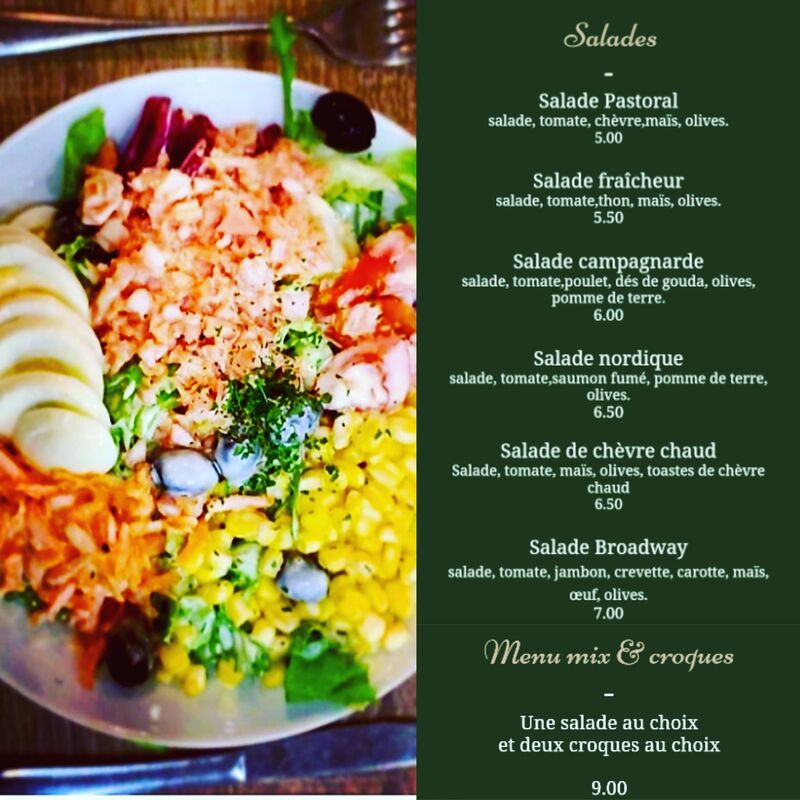 Nos salades maison ... fraîcheur et goût 