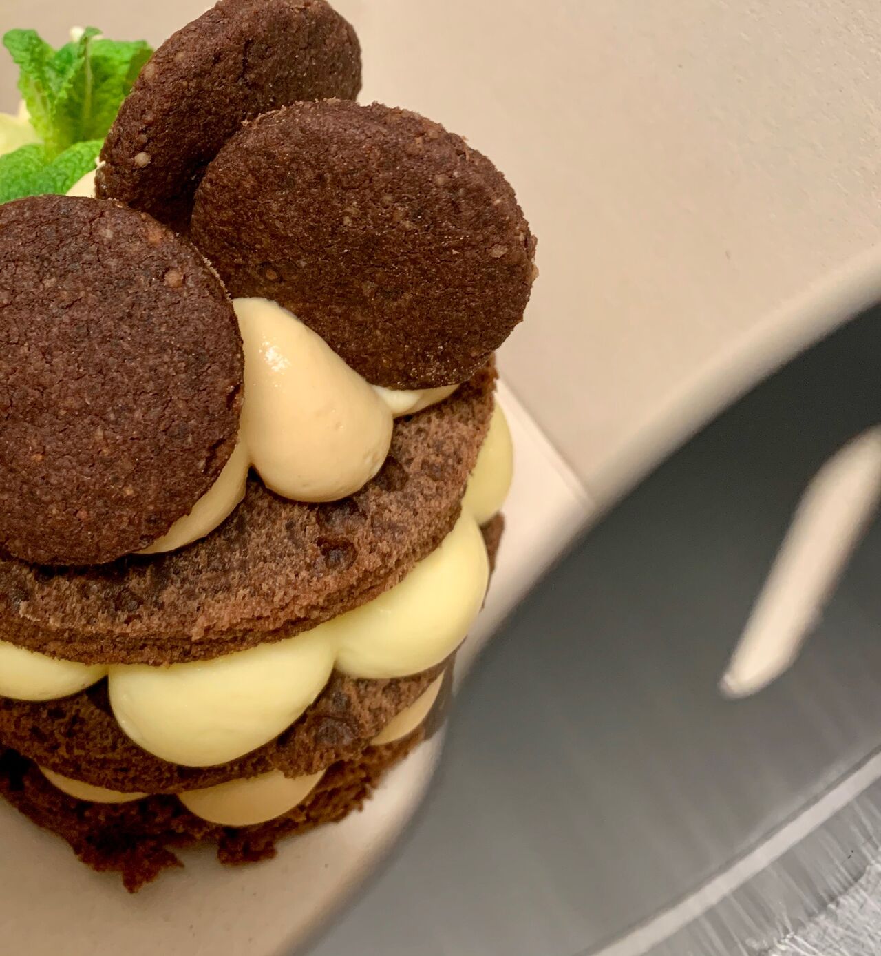 A emporter Moelleux au chocolat du noir du Mexique, crémeux grand marnier 