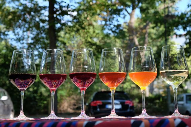 'Die Sonne im Glas und Wein im Blut' 