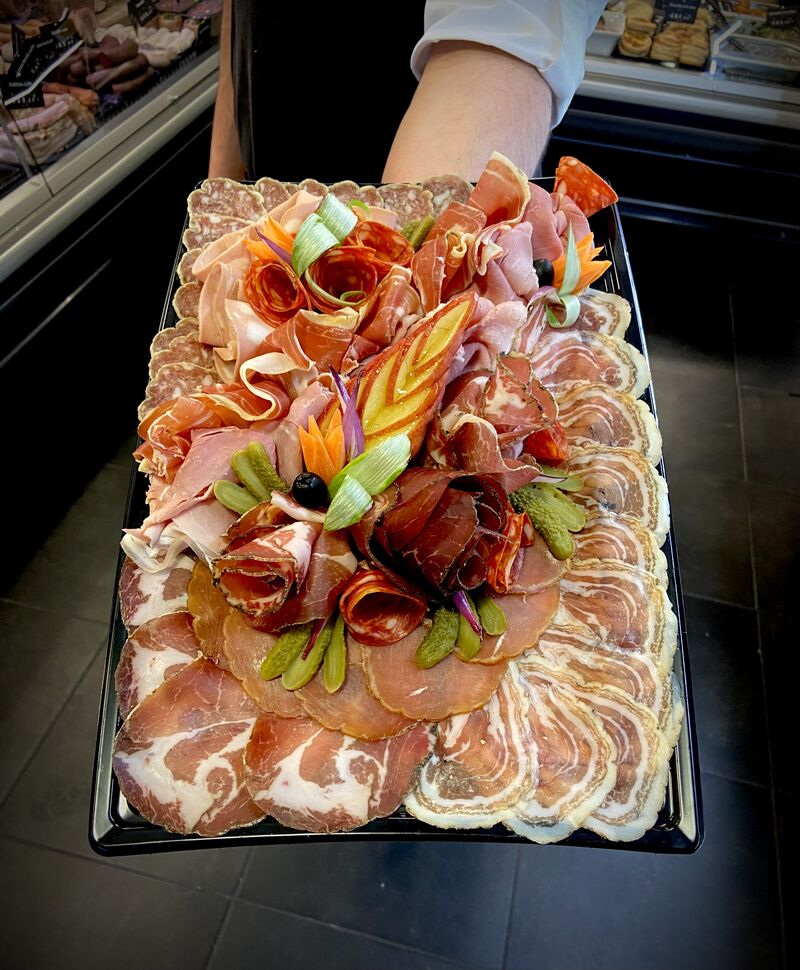 Nos beaux plateaux de charcuterie