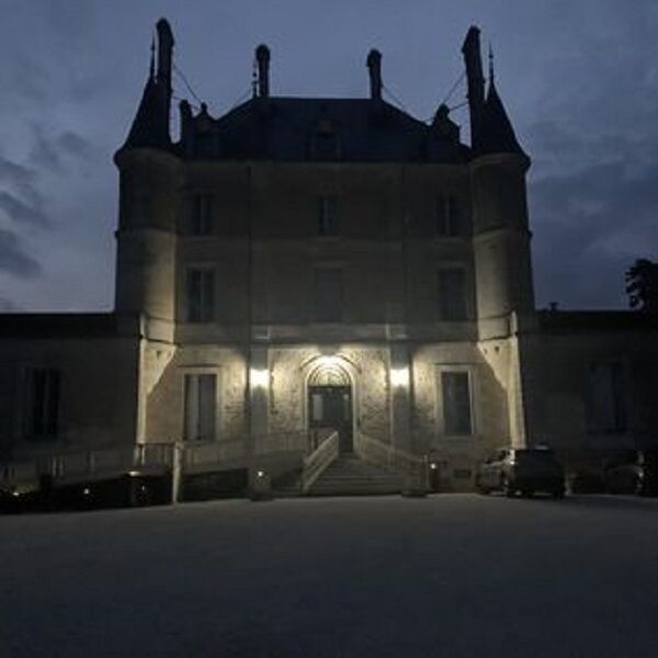 Le château de Puybelliard de nuit