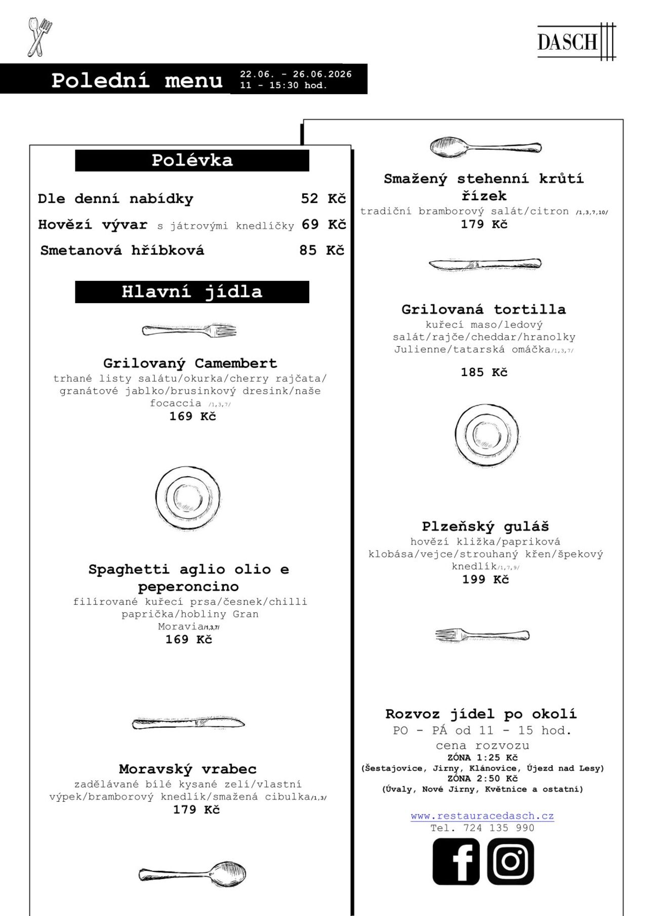 Polední menu