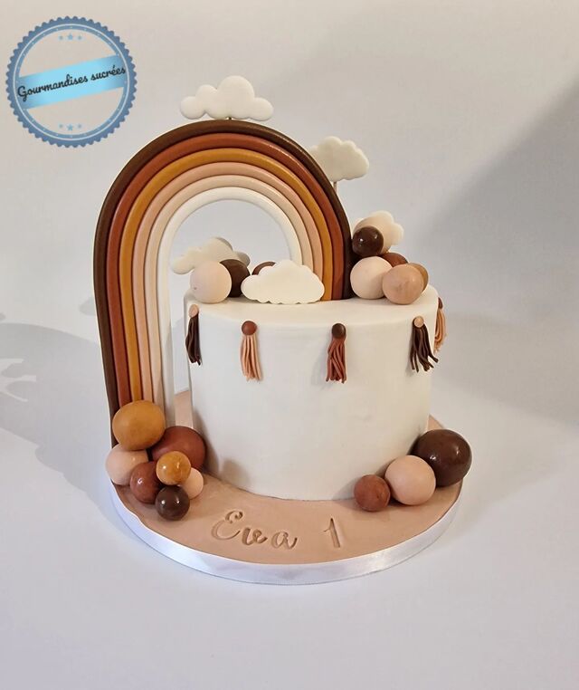 Arc en ciel terra cota