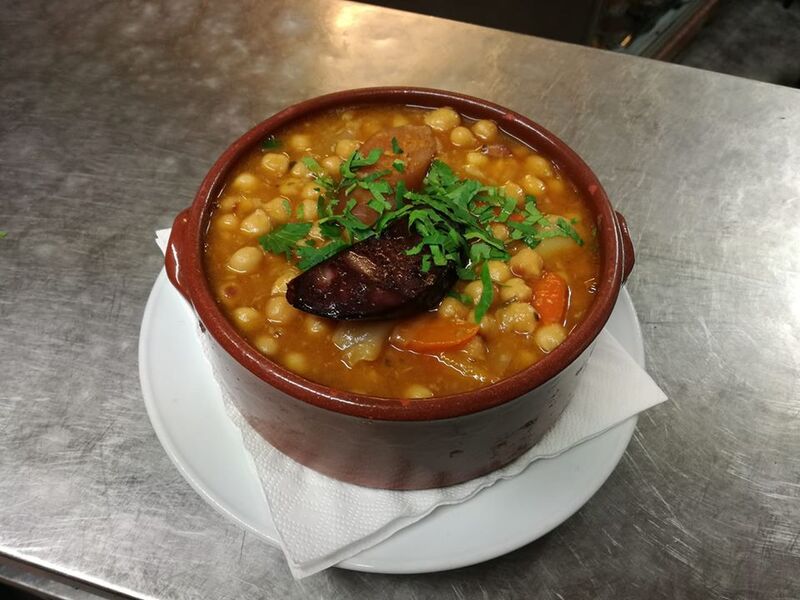 Mão de vaca com grão