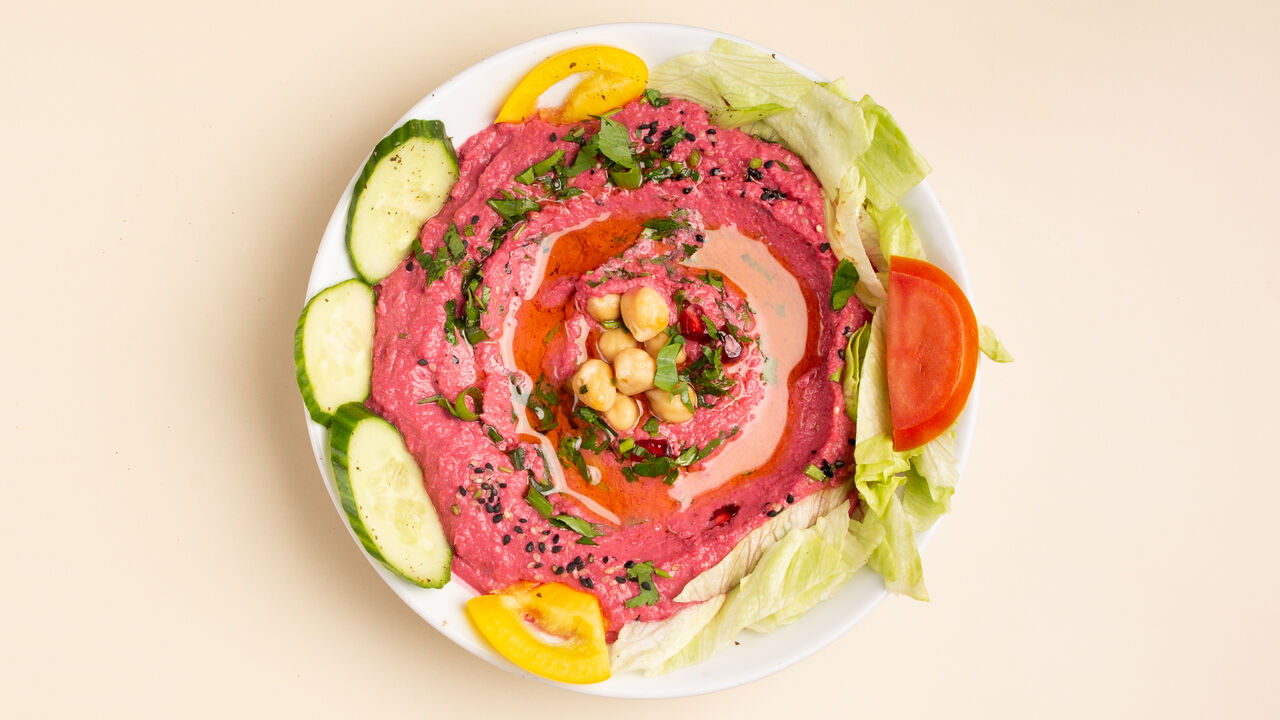 Hummus rote Beete